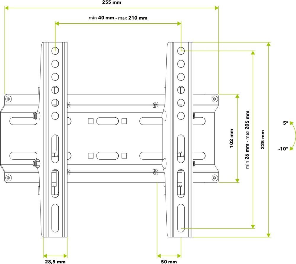 AlzaErgo T110B Plate