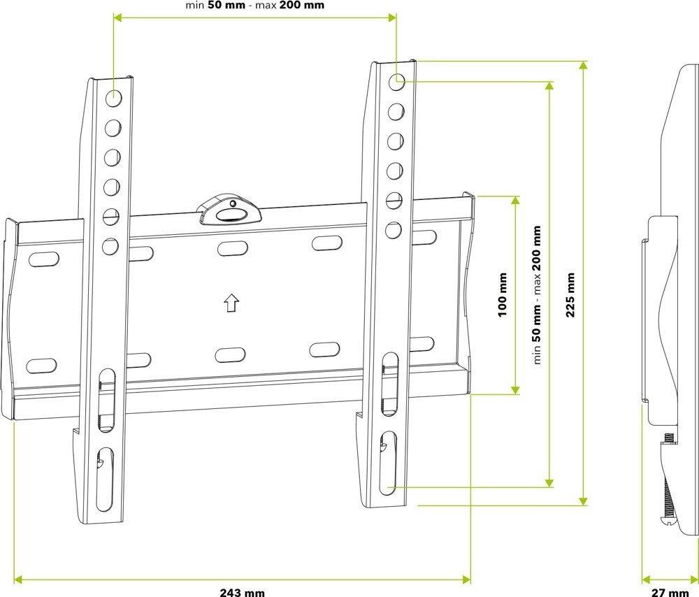 AlzaErgo F115B Curved