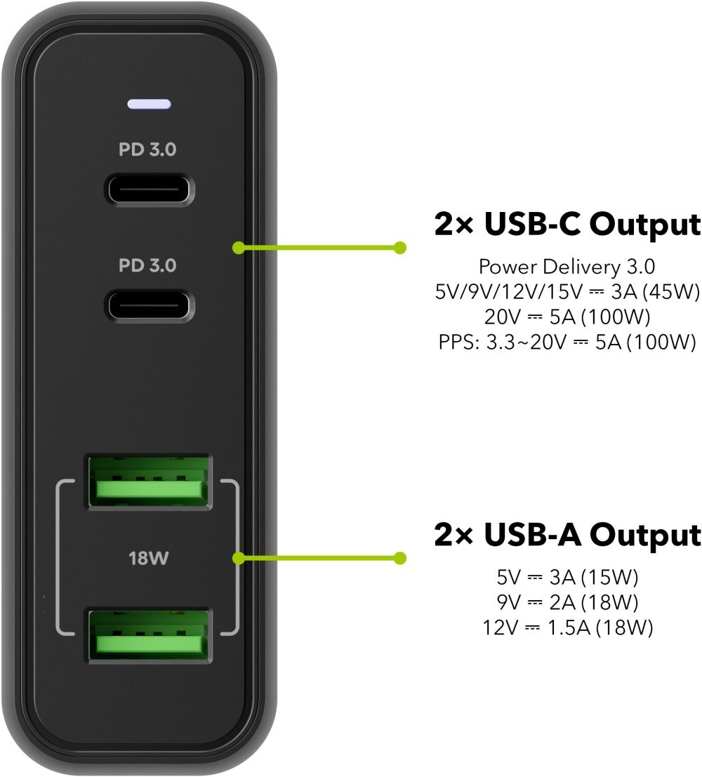 AlzaPower Ultimate X600 100W Black AlzaPower Ultimate X600 100W Black