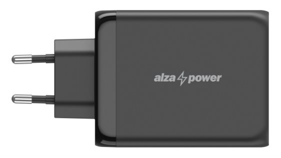 AlzaPower M7503CA Fast Charge 100W schwarzes Netzladegerät 