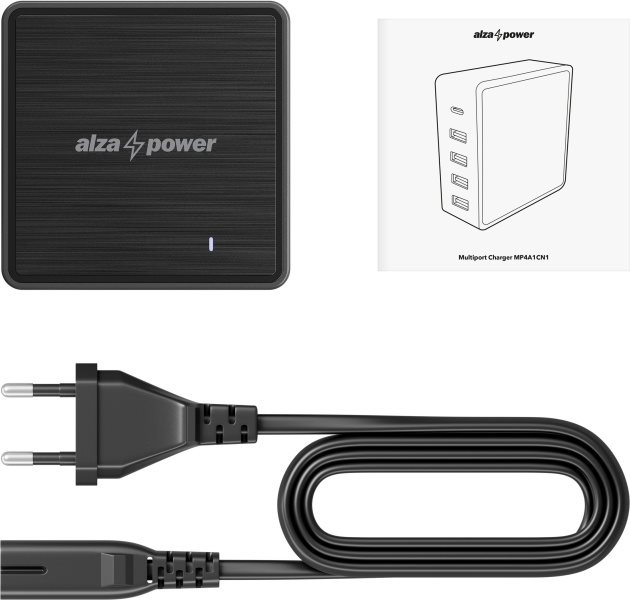 AlzaPower M100 Multi Charge Power Delivery 60W töltő, fekete 