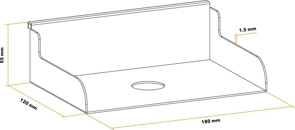 AlzaErgo SWH310 Slatwall