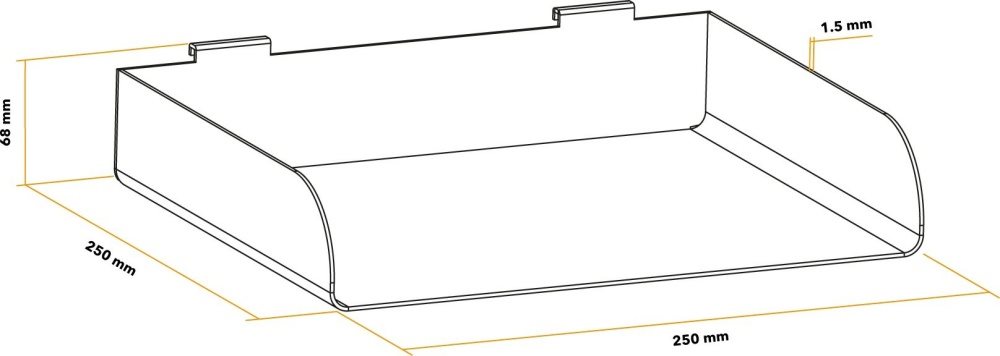 AlzaErgo SWH320 Slatwall 