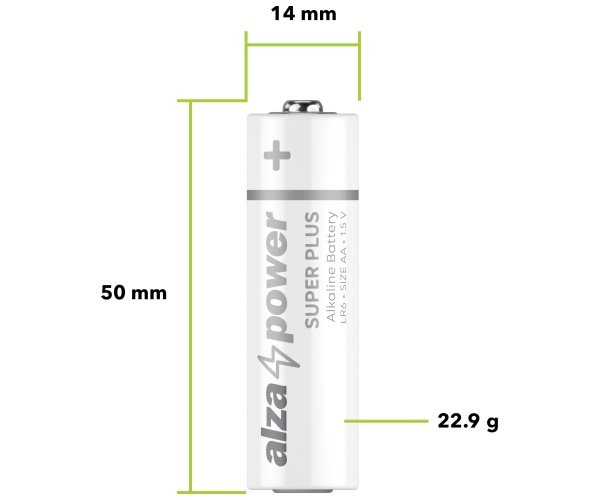 AlzaPower Super Plus Alkaline LR6 (AA) Einwegbatterien 10 Stück 