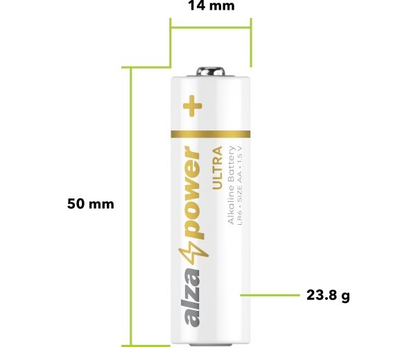 AlzaPower Ultra Alkaline LR6 (AA) Einwegbatterien 10 Stück