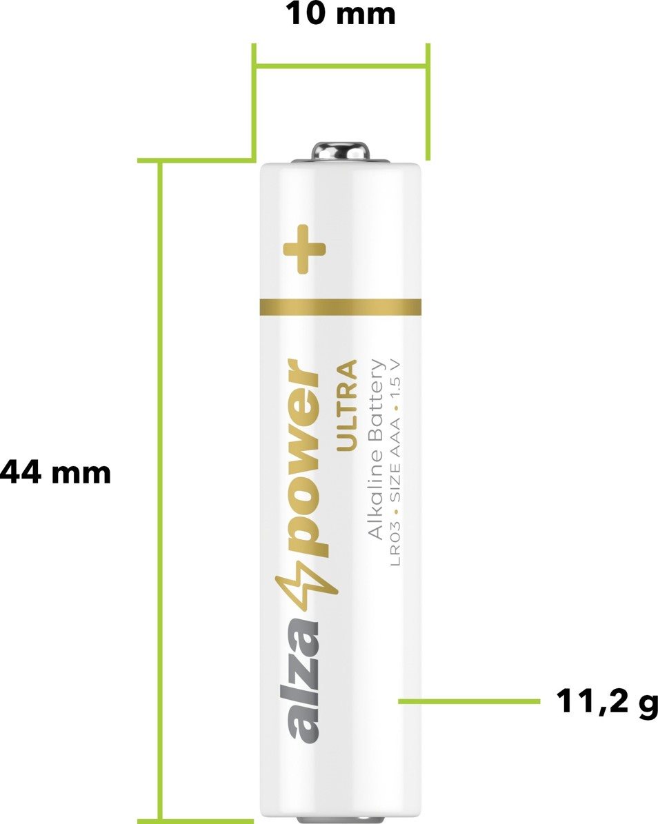 AlzaPower Ultra Alkaline LR03 (AAA) 10pcs