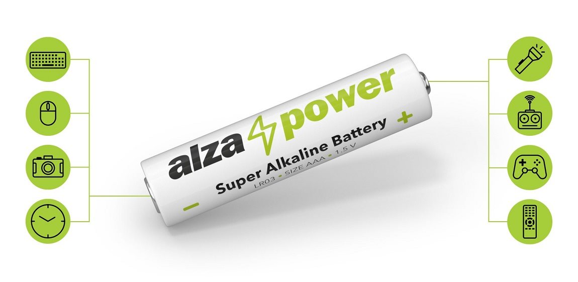 AlzaPower Super Alkaline LR03 (AAA) 