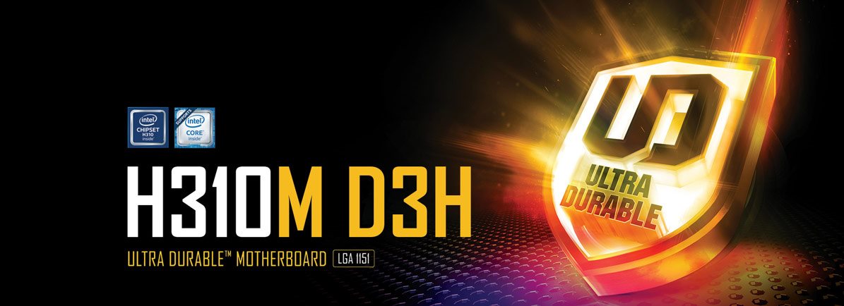 GIGABYTE H310M D3H