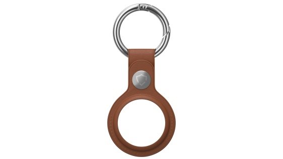 AirTag kľúčenka AlzaGuard Genuine Leather Keychain 