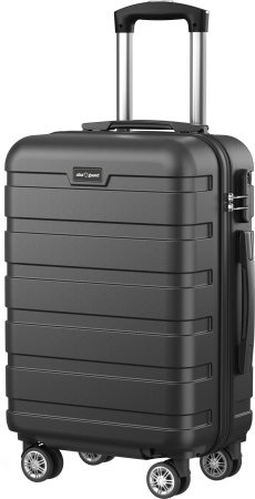 Cestovný kufor AlzaGuard Traveler Suitcase, veľ. S - čierny