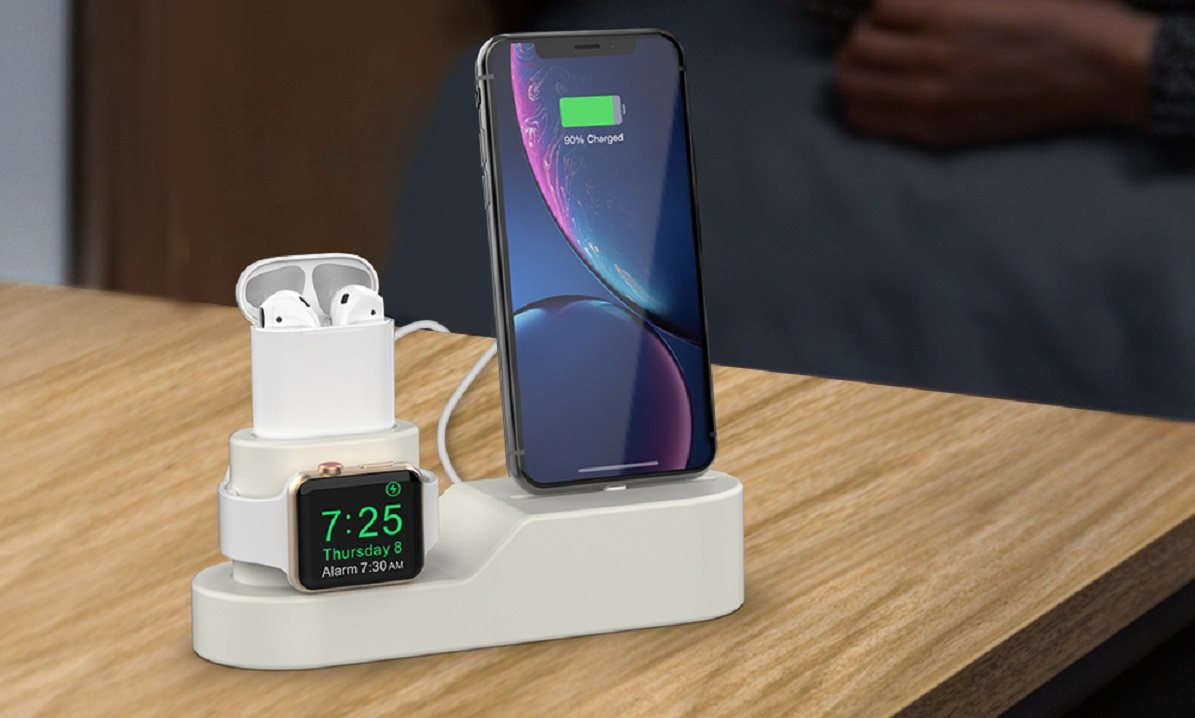 Stojánek AhaStyle stojan pro Airpods, iPhone a iWatch