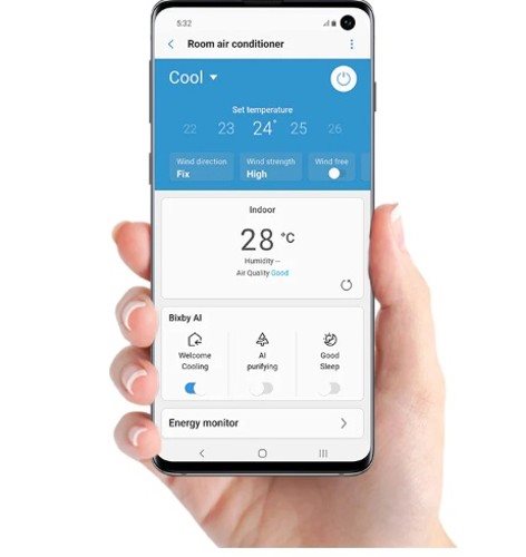  Splitová klimatizace Samsung AR09TXFCAWKNEU + Samsung AR09TXFCAWKXEU