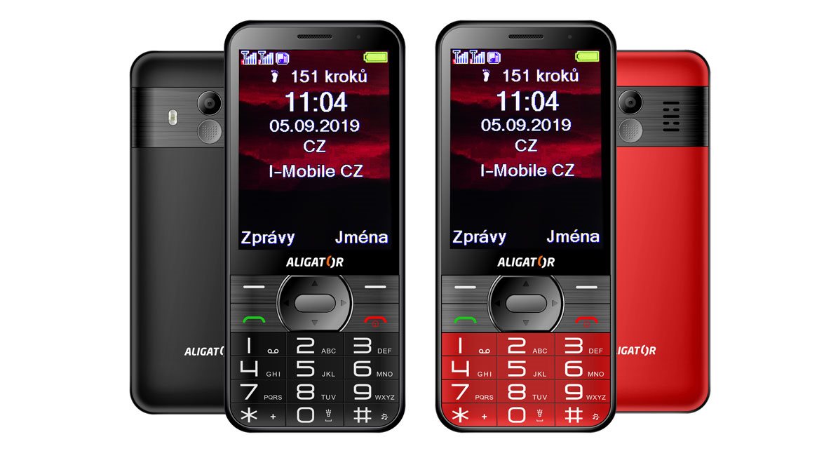 Tlačítkový telefon Aligator A900