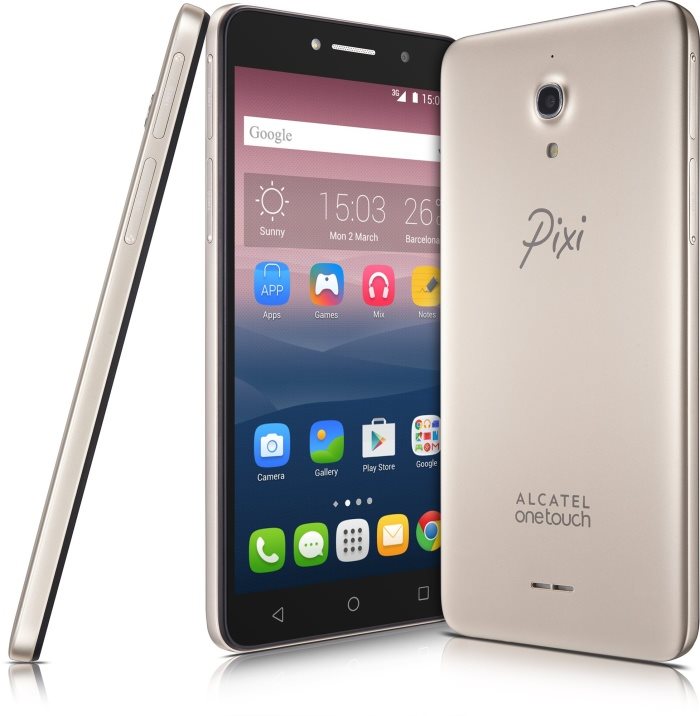 ALCATEL ONETOUCH PIXI 4 (6) Metal Gold ALCATEL ONETOUCH PIXI 4 (6) Metal Gold