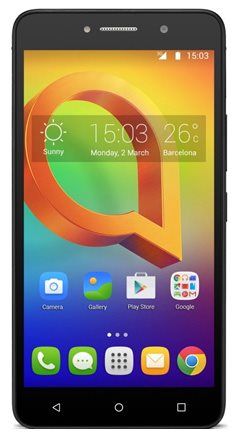 ALCATEL A2 XL Metal Gold Přední strana