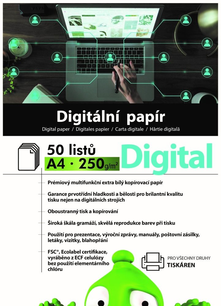 Alza Digital A4 250g - 50 listů