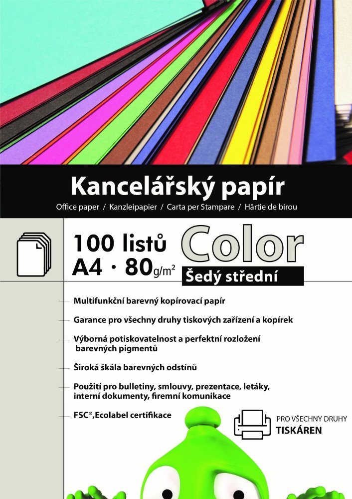 Alza Color A4 Grey 