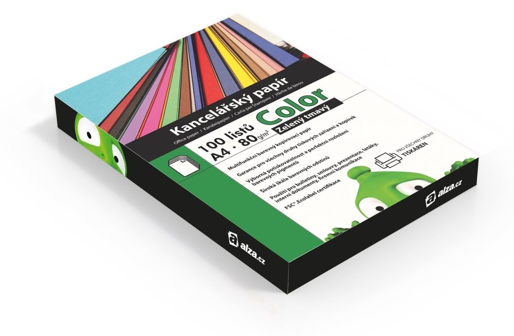 Alza Color A4 Dark Green 
