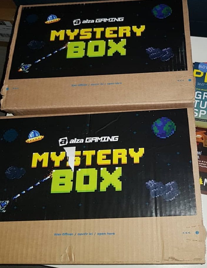  Mystery Box Alza Mystery Box samolepky