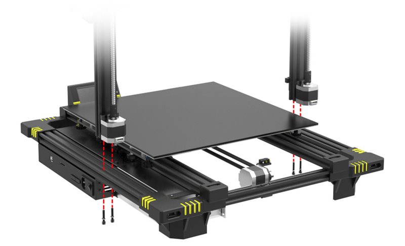 Anycubic Large Size Chiron Snadná instalace