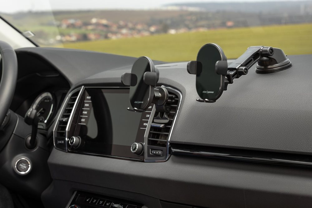 AlzaPower WF300 Wireless Car Charger 15W 