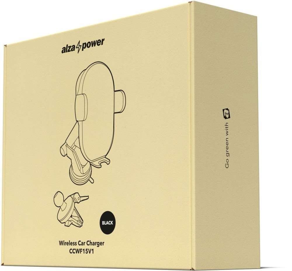 AlzaPower WF300 Wireless Car Charger 15W 