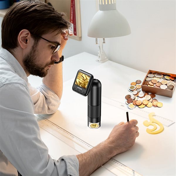 Apexel Mini handheld microscope 400-800X