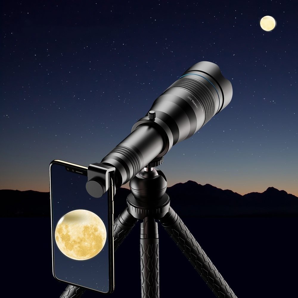 Apexel 60X Teleskop-Objektiv mit Stativ