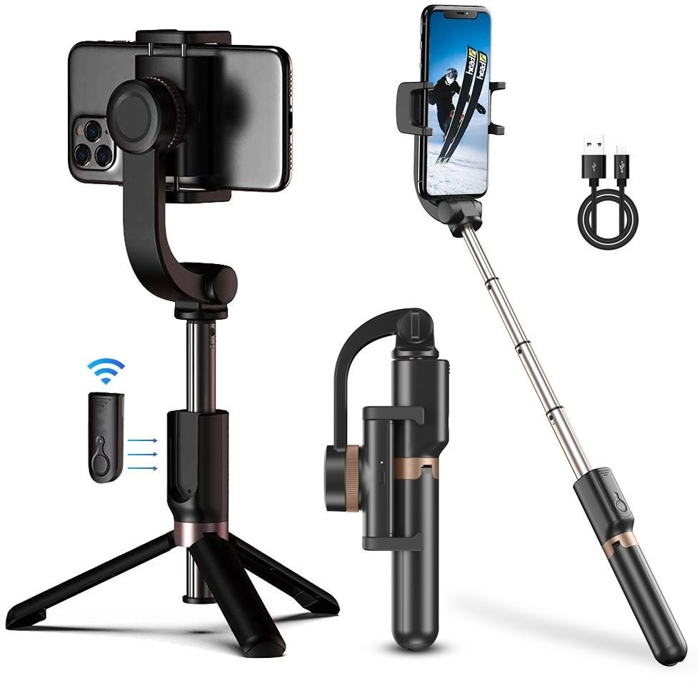 Selfie tyč Apexel Single-Axis Mobile Gimbal Stablizer & Selfie Stick Tripod