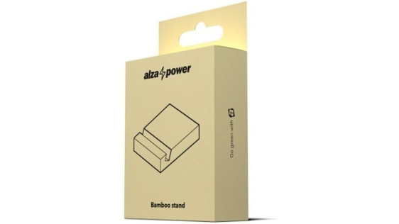 AlzaPower Bamboo Stand Cube