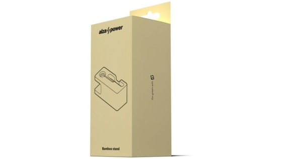 AlzaPower Bamboo Station for Apple Watch