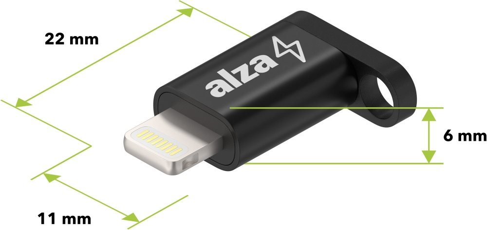 AlzaPower Keychain Micro USB - Lightning