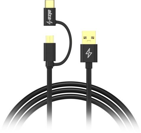 AlzaPower Core 2-in-1 Micro USB + USB-C