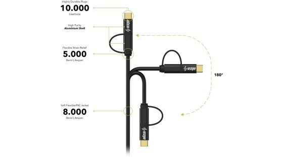 AlzaPower AluCore 2-in-1 Micro USB + USB-C AlzaPower AluCore 2-in-1 Micro USB + USB-C