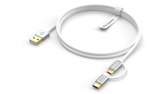 AlzaPower AluCore 2-in-1 Micro USB + USB-C