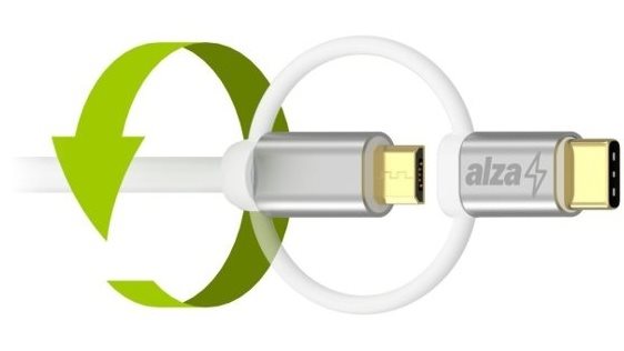 AlzaPower AluCore 2in1 Micro USB + USB-C