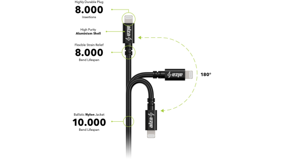 AlzaPower AluCore Lightning MFi (C189) 
