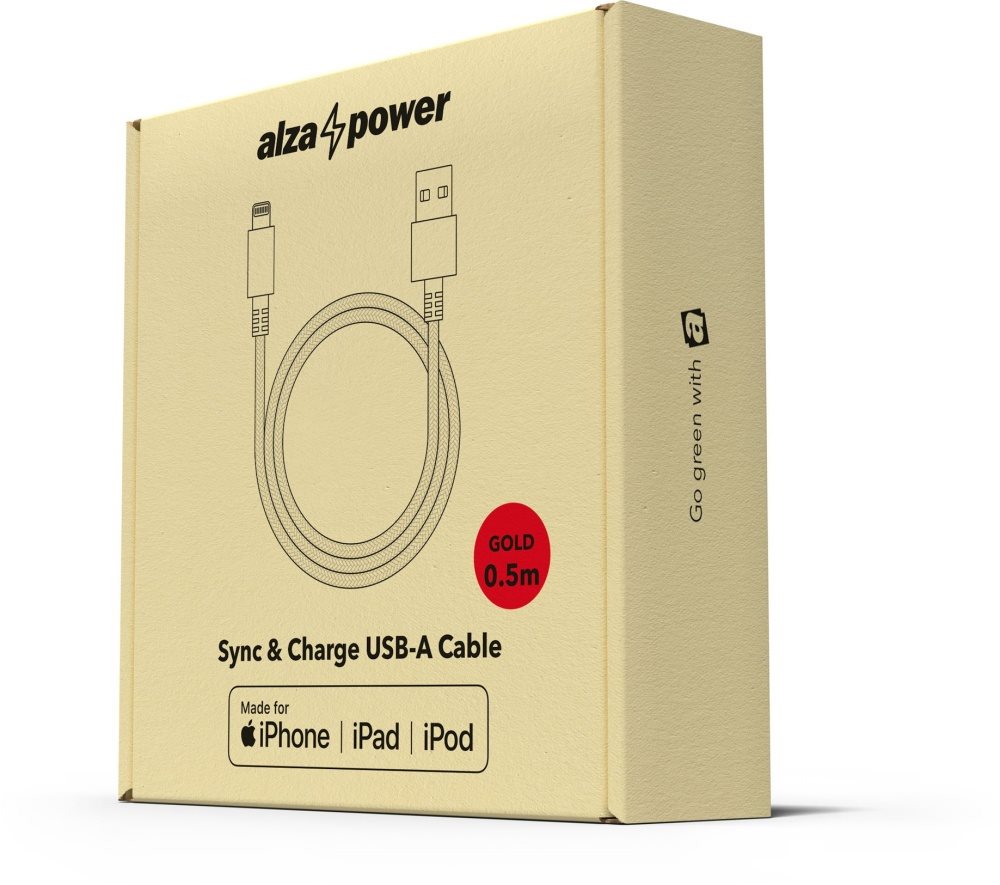 AlzaPower AluCore Lightning MFi (C89)