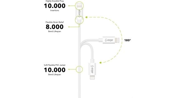 AlzaPower Core USB-C to Lightning MFi