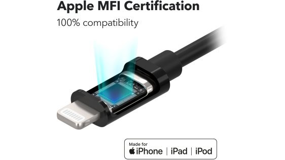 AlzaPower Core USB-C to Lightning MFi