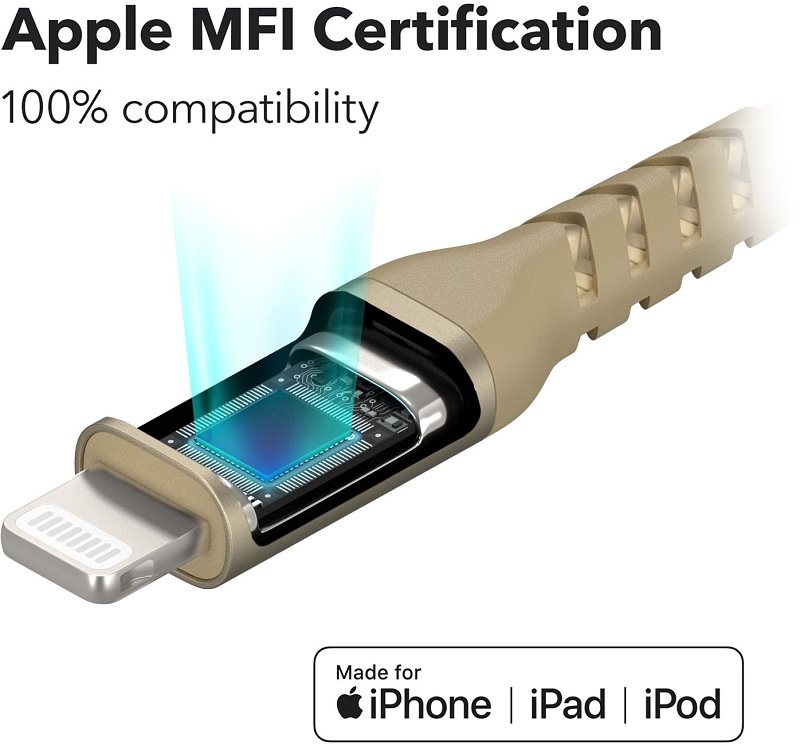 AlzaPower Alucore USB-C to Lightning MFi