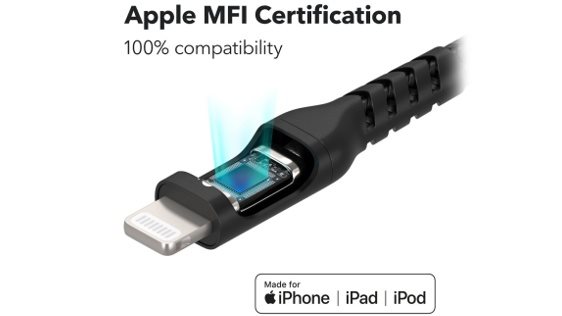 AlzaPower AluCore USB-C to Lightning MFi 