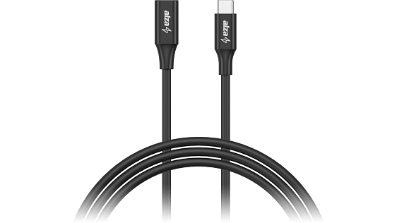 AlzaPower Core USB-C (M) / USB-C (F) 3.2 Gen 2