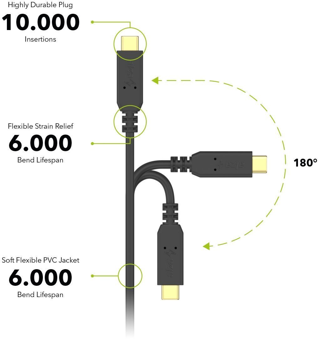 AlzaPower Core USB-C / USB-C 3.2 Gen 1