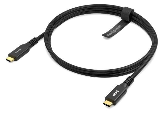 Datový kabel AlzaPower AluCore USB-C / USB-C 3.2 Gen 1