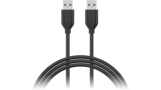 AlzaPower Core USB-A (M) to USB-A (M) 2.0