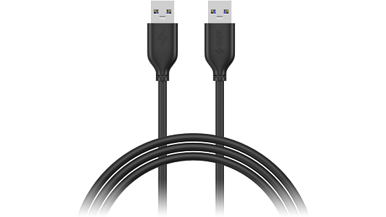 AlzaPower Core USB-A (M) to USB-A (M) 3.2 Gen 1