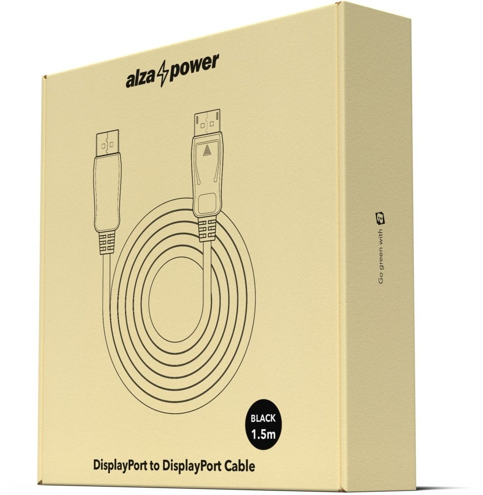  AlzaPower DisplayPort-ról (M) DisplayPort-ra (M)