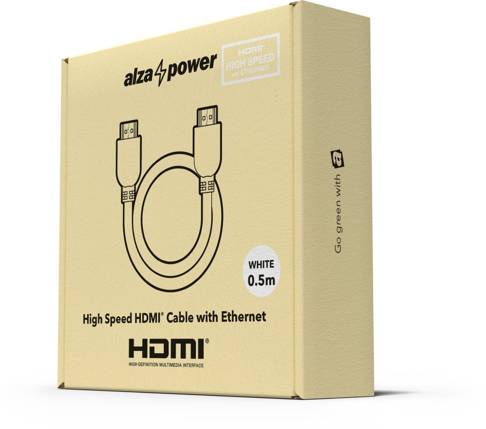 AlzaPower Flat HDMI 1.4 High Speed 4K