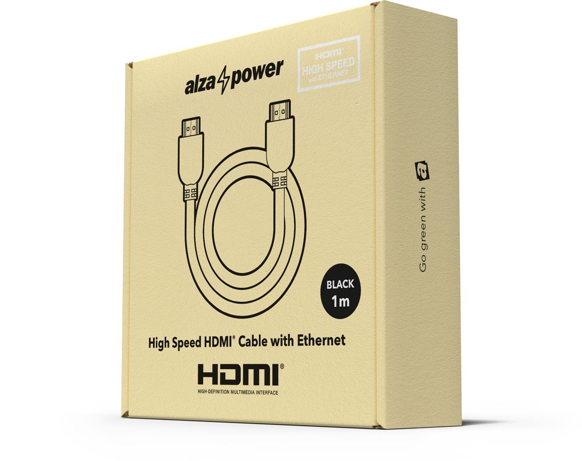 AlzaPower Flat HDMI 1.4 High Speed 4K